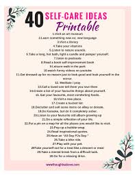 Discover 25 fun self care activities that you can do with your kids to bring more self care into your days as a family! Self Care Printable And Worksheet Self Care Worksheets Self Care Printable Self Care Worksheet Free Printable