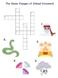 If you get stumped on any of them, not to worry, of course we will give you the answers! The Seven Voyages Of Sinbad Printable Crossword Puzzles