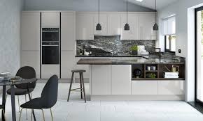 Maybe you would like to learn more about one of these? Soft Contrasting Grey Kitchen With Island Jct Interiors Wakefield