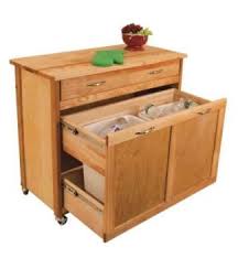 Recycling Trash Island Catskill Craftsmen 15213 In 2020 Recycle Trash Kitchen Trash Cans Portable Kitchen Island