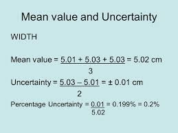 Absolute uncertainty and percent uncertainty of a single. Finding The Density Of An Aluminium Block Ppt Video Online Download