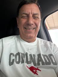 Multiple power lines laid down in the road at 11th street off Frankford in  Lubbock. From Landry Miller