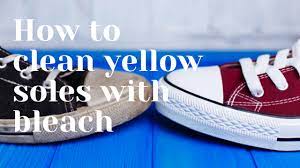 Next, add a tablespoon of baking soda. How To Clean Yellow Soles With Bleach Learn Methods