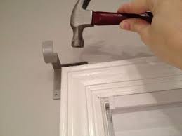 Retro Ranch Reno F I N A L L Y A Reveal Post Curtain Rod Holders Hanging Curtains Diy Curtains