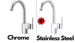 Explore more like satin nickel vs chrome. Chrome Vs Stainless Steel Faucet Which Is Better Kitchen Faucet Blog