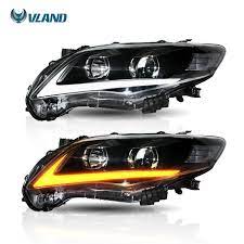 Vland Toyota Corolla Head Lamp 2011 2013 Led Corolla Headlight This Item Plug And Play Very Convenient H7 Type Bulb Toyota Corolla Toyota Corolla 2013 Corolla