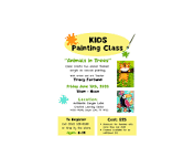 Kids Acrylic Painting Class: Animals in Trees