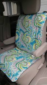 Car Seatback Full Size Seat Protector Carseat Barrier Seat Protection Auto Seat Cover Blue Green Paisley Navy Diy Car Seat Cover Car Seats Diy Seat Covers