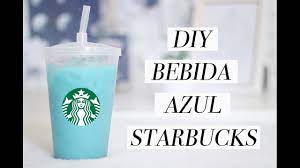 Como Fazer Bebida Azul Starbucks Receita Novembro Azul Youtube