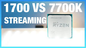 If you do any gaming at all 8700k is better, if you want a pure workstation, 1700 is way better. R7 1700 Vs I7 7700k Game Streaming Benchmarks Youtube