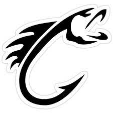 fishing hook sticker by whitedust fishing hook tattoo fish hook batman stickers