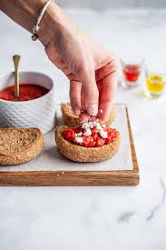 How to bake flat cakes. Dakos A Fantastic Greek Bruschetta Olive Mango