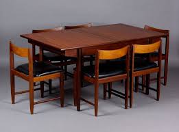 Vintage Danish Modern Mid Century Teak Dining Table Chair Set 6 Low Sculpted Back Dining Ch Teak Dining Table Dining Chairs For Sale Modern Dining Chairs