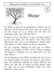 Versuche hierbei ein tier so genau zu beschreiben, dass jemand. Sachtexte Winter Und Weihnachten Fraumohrsrasselbandes Webseite