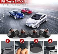 Amazon.com: Chirano Almohadilla de elevación para Tesla Modelo 3/S/X/Y, 4  discos con estuche de almacenamiento, accesorios para vehículos Tesla 2013  a ...