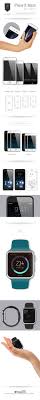 Iphone And Apple Watch Vector Mockups Apple Watch Apple Iphone