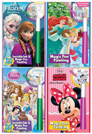 Hair colors on both girls are customizable. Disney S Characters Magic Pen Painting Activity Books Set For Girls With Zipper Bag Includes Sisters Forever Frozen Princess Happily Ever After And Enchanted Stable Minnie Moments Coloring Books Buy Online In Dominica