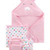 Baby boy carter's hippo hooded towel. 1