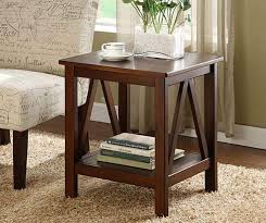 Antique Dark Brown End Table At Big Lots Dark Brown Side Table End Tables Living Room Side Table