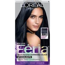 L Oreal Paris Feria Multi Faceted Shimmering Color 6 3 Fl Oz 20 Natural Black 1 Kit Hair Color Black Hair Dye Permanent Hair Color