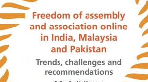 Yet, as the report clearly identifies, there are several challenges pertaining to the right to freedom of religion or belief in the country that need to be addressed. Freedom Of Assembly And Association Online In India Malaysia And Pakistan Trends Challenges And Recommendations Association For Progressive Communications
