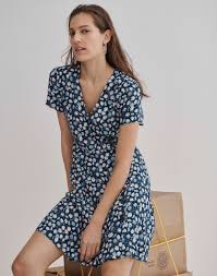 Madewell Button Wrap Dress Retro Mini Dresses Dress Clothes For Women Womens Casual Outfits