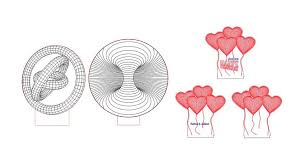 Download 3d Illusion Cnc Vector Plans 3 Files In Dxf Cdr Dxf Downloads Files For Laser Cutting And Cnc Router Artcam Dxf Vectric Aspire Vcarve Mdf Crafts Woodworking