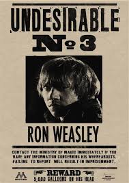 гарри поттер и дары смерти часть 1 смотреть бесплатно Harry Potter Wizarding World Wanted Order Ron Weasley Vintage Poster 16 5 X12 Blingi Harry Potter Printables Harry Potter Wanted Poster Harry Potter Poster