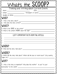 current event newspaper assignment i google slides and print events worksheet social studies middle school classroom how to write numbers in a business report