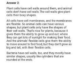 We did not find results for: Why Do Plant Cell Wall But Animal Cell Do Not Brainly In