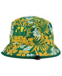 New Era Seattle Supersonics Wowie Bucket Hat Sports Fan Shop By Lids Men Macy S Hats New Era Bucket Hat