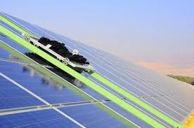 World S First Self Cleaning Solar Plant Ketura Ecoppia Robot Pv Cleaners Negev Desert Israel Waterless Solar Cleaning Năng Lượng Mặt Trời Robot Mặt Trời