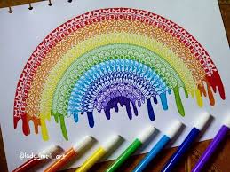 Melting Rainbow Hope You Like It Guys Mandala Art Lesson Sharpie Art Doodle Art Drawing Let's start with many teaching heart rainbow free printables.