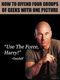 Nerd Humor Star Trek Harry Potter Star Wars Lord Of The Rings Crazy Funny Pictures Happy Star Wars Day Geek Humor