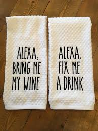 Shop now for custom kitchen towels & more! Pair Of Funny Kitchen Towels Dish Towels Tea Towels Etsy Kitchen Humor Dish Towels Towel