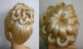 Einfache Frisuren Hochsteckfrisur Flechtfrisuren Zopffrisur Donut Hair B Geflochtene Frisuren Frisuren Ausgehfrisuren