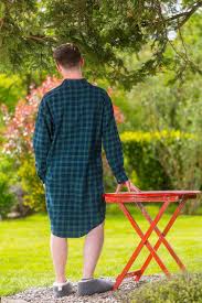 Liquette Chemise De Nuit Traditionnelle Irlandaise Flanelle