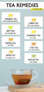 Top 15 Home Remedies Using Tea Little Diy Tea Remedies Tea For Colds Teas For Headaches