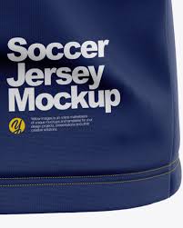Download Men S Short Sleeve Soccer Jersey Mockup Back View In Apparel Mockups On Yellow Images Object Mockups