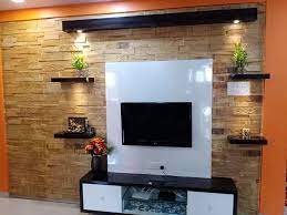 Ruqaiyya hussain 12 march, 2017. Stone Cladding Tv Unit Design Vedaa Interior Design Facebook