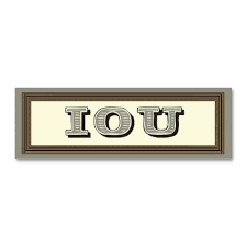 Iou Fill In The Blanks Gift Coupon Card Discount Card Gift Coupons Cards