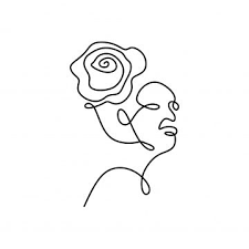 Woman Face Png Images Vector And Psd Files Free Download On Pngtree Woman Face Flower Line Drawings Face Line Drawing