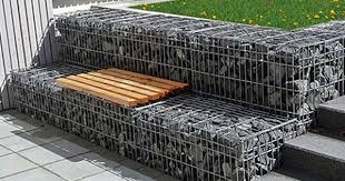 Gabionen Fertig Gabionen Die Fertig Gabione Ist Ein Im Werk Befullter Und Verdichteter Gitterkorb Auf Einem Tragfahigen Gabionen Gabionen Mauer Gartenmauern