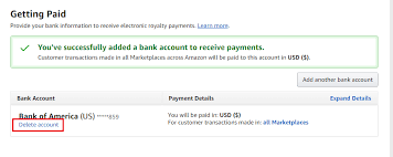 Name as per bank record: Edit Bank Account Information