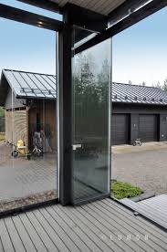 Terrasseinddaekning I Glas Med Skydedore Terrasse Overdaekket Terrasse Skydedore