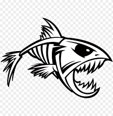 Download Transparent Bones Fish Fish Skeleton Svg Free Png Image With Transparent Background Png Free Png Images Fish Silhouette Fish Skeleton Fish Drawings