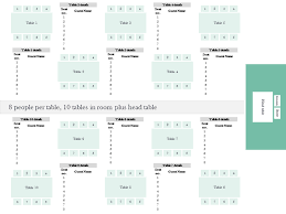 wedding seating arrangement