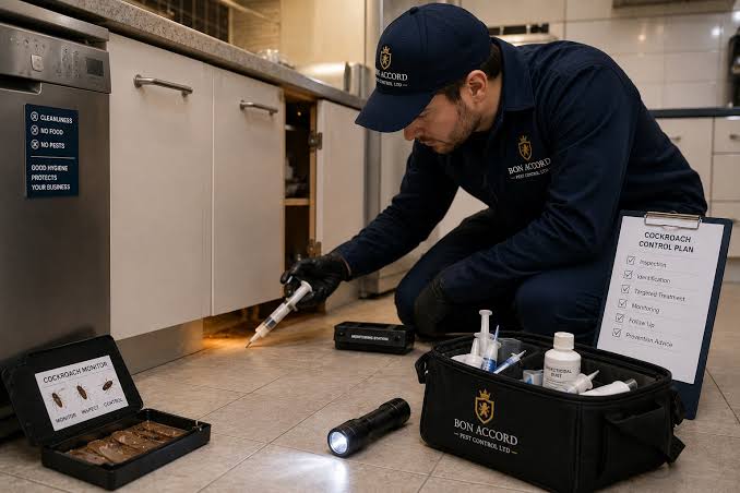 Woolwich emergency kitchen bug technician examining motor void
