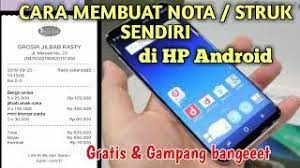 Cara mencetak nota ini hampir sama dengan print kwitansi ya, yaitu dengan tekan file pada tab bar kemudian pilih print out, maka nota penjualan yang ada buat telah berhasil dicetak dan digunakan. Gratiss Cara Membuat Nota Struk Sendiri Di Hp Android Youtube