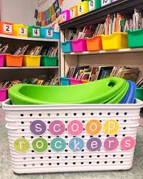 Andrea On Instagram Found A More Organized Home For My Scoop Rockers The Cute Label From Color And Chaos Doesn T Hurt The Bin Is From Biglots And Hol I 2020